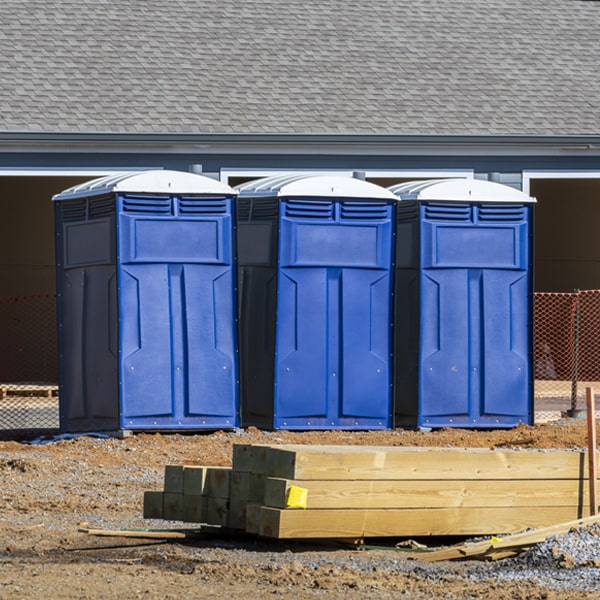 is there a specific order in which to place multiple portable toilets in Woodland Mills Tennessee